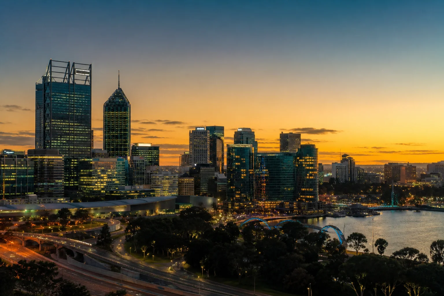 Editorial city guide graphic for Casino Pokiesday readers in Perth, WA